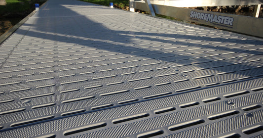 Thru Flow Decking  1'X4' grey